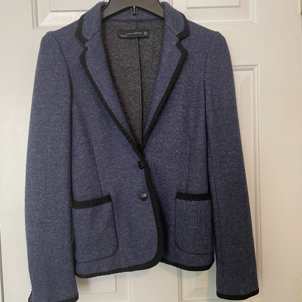 Navy Zara Blazer